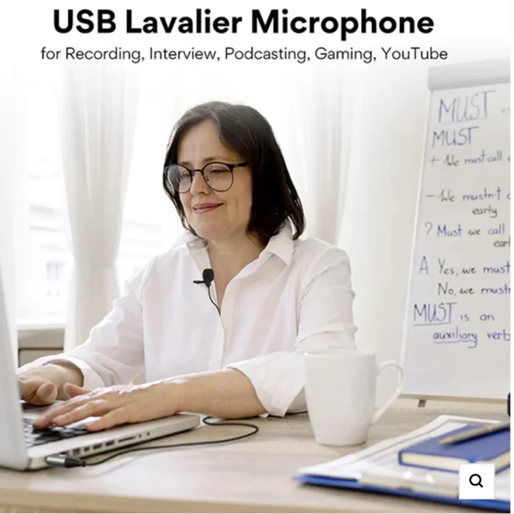 MAONO UL10 USB Lavalier Microphone Plug & Play